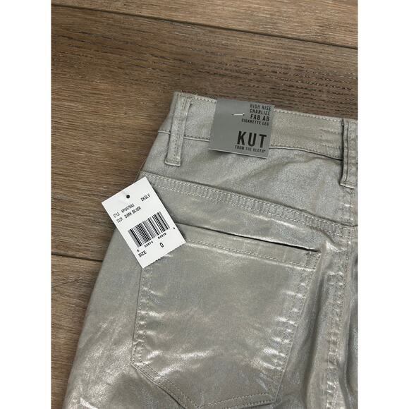 NWT Kut from the Kloth Charlize Jeans Size 0 Cigarette Leg Fab Ab Pants - Picture 5 of 9